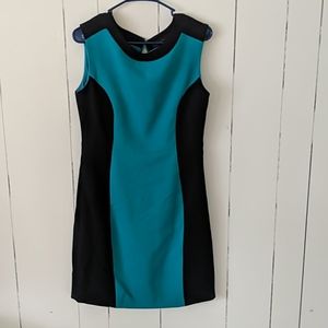 The limited color block dress